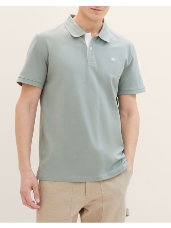 tom tailor basic polo with contra μπλουζα ανδρικο