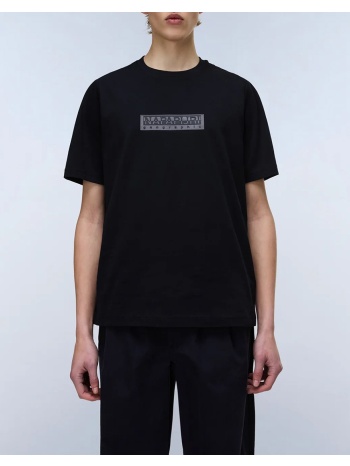 napapijri s-box logo ss 1 np0a4ifl-np941 black