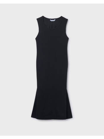 mayoral φορεμα ριγε midi 06914-078 black