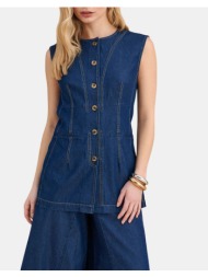 attrattivo γιλεκο 91253616-mple denimblue