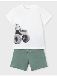 mayoral σετ μακο σταμπα 03605-039 green