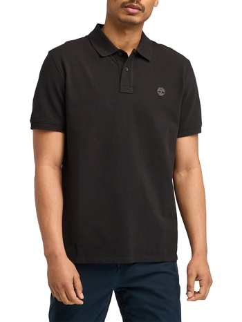 timberland pique short sleeve polo tb0a6vdp-001 black