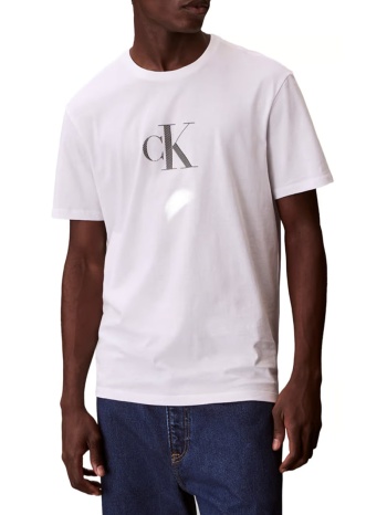 calvin klein ss 30s distress monogram graphic