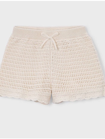 mayoral παντελονι κοντο πλεκτο 03223-050 biege