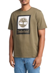 timberland colored short sleeve tee tb0a5qs2-a58 darkgreen