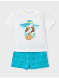 mayoral σετ σορτς μακο φαντασια 03231-074 blue
