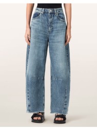 all saints payton crop jean w012ee-vintage indigo denimblue