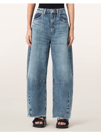 all saints payton crop jean w012ee-vintage indigo denimblue