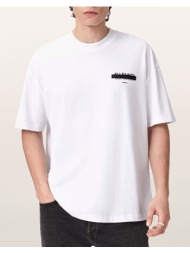 all saints redact ss crew m002pc-ashen white white