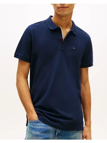 tommy jeans tjm slim placket polo ext dm0dm20676-c1g