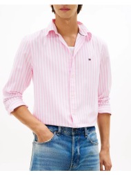 tommy hilfiger flex poplin classic stp rf shirt mw0mw42440-0d1 pink