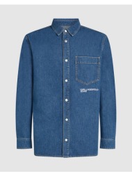 karl lagerfeld jeans klj regular denim shirt a4m16001-1ex denimblue