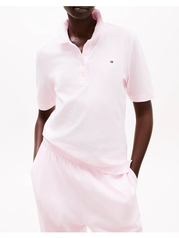 tommy hilfiger 1985 reg pique polo ss ww0ww43224-tog