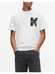 karl lagerfeld jeans klj reg ss k logo tee b1m17066-100 white