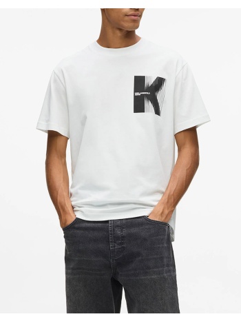 karl lagerfeld jeans klj reg ss k logo tee b1m17066-100