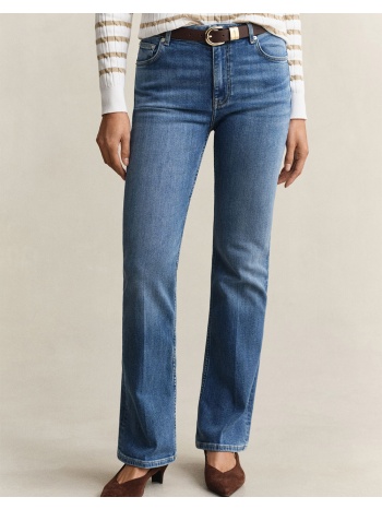 gant παντελονι slim flare stretch jeans 3gw4100307-972