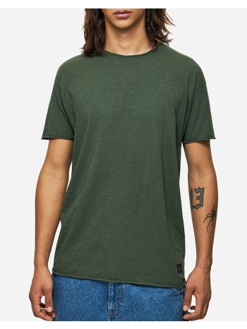 dirty laundry relaxed sleeves t-shirt dlmt000637-khaki khaki