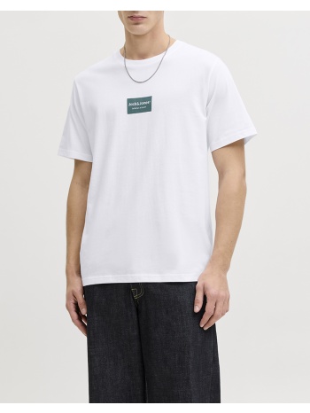 jack&jones jjfrank tee ss crew neck 12288092-bright white