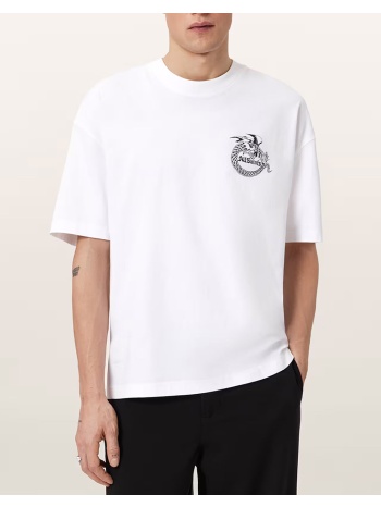 all saints terra ss crew m023pe-optic white white