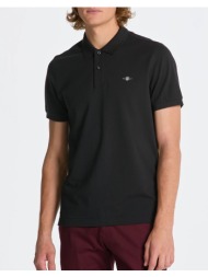 gant μπλουζα κμ reg shield ss pique polo 3g2210-1-5 black