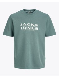 jack&jones jcofusion jj branding tee ss crew neck 12289880-north atlantic mixed