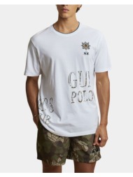 la martina μπλουζα t-shirt κμ man s/s sleeve jersey 3lmmcrg30-00001 white