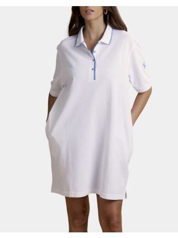 la martina φορεμα woman dress cotton piquet 30/1