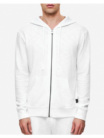 dirty laundry regular knitted slub fullzip dlmf000201-white