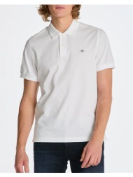 gant μπλουζα κμ reg shield ss pique polo 3g2210-1-110 white