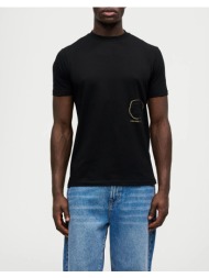 karl lagerfeld t-shirt crewneck 755035-561235-990 black