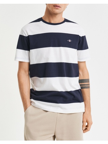 gant μπλουζα κμ bar stripe ss t-shirt 3g2003203-113 offwhite