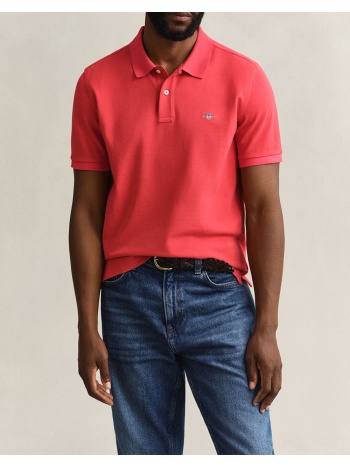 gant μπλουζα κμ reg shield ss pique polo 3g2210-1-641