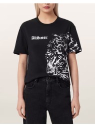 all saints zaya bf tee w040je-black black