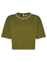 silvian heach t-shirt tipam gpp26121ts-green military armygreen