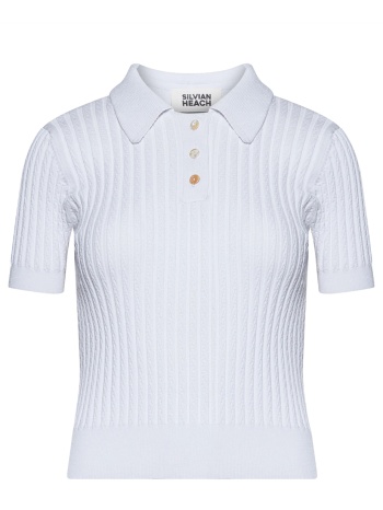 silvian heach polo saba gpp26305po-white white