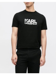 karl lagerfeld t-shirt crewneck 755780-561235-990 black