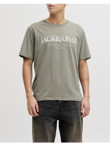 jack&jones jjdevin daytona print tee ss crew ln