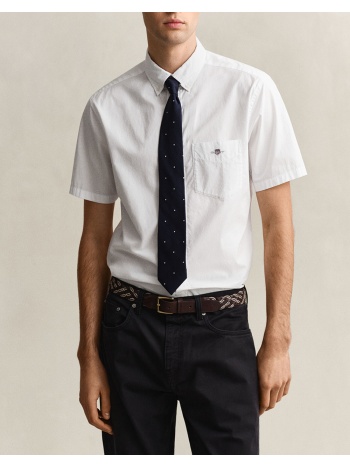 gant υποκαμισο κμ reg poplin ss shirt 3g3000101-110 white