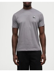 karl lagerfeld t-shirt crewneck 755710-561224-940 gray