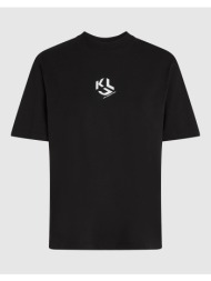 karl lagerfeld jeans klj reg monogram tee b1w17086-999 black