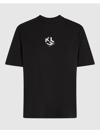 karl lagerfeld jeans klj reg monogram tee b1w17086-999 black