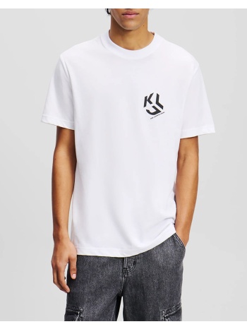 karl lagerfeld jeans klj reg monogram tee a2m17072-100 white