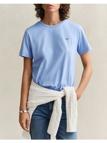 gant μπλουζα κμ reg shield ss t-shirt 3gw4200200-424