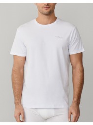 hackett loungewear logo tshirt μπλουζα ανδρικο hmu200038-800 white