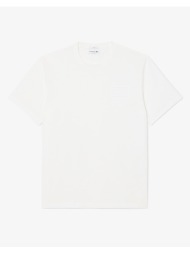 lacoste μπλουζα κμ tee-shirt ss 3th0753-70v offwhite