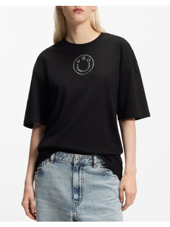 hugo oversized _tee_b_9 10268404 01 50554940-001 black