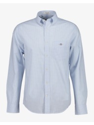 gant υποκαμισο μμ reg classic poplin gingham shirt 3g3000150-455 lightblue