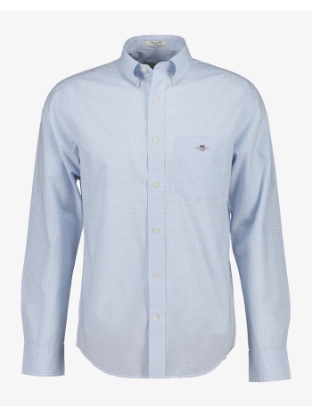 gant υποκαμισο μμ reg classic poplin gingham shirt