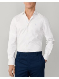 hackett essentials ess texture πουκαμισο ανδρικο hm3010642-802 white