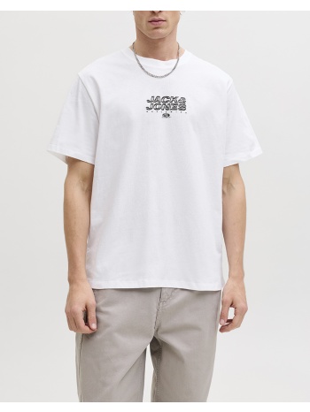 jack&jones jcomineral small front print tee ss crew